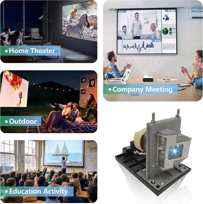 SORNEICDR 20-01175-20 لمبة بروجكتور بديلة بجودة A+ متوافقة مع Smart Board 680ix 685ix 885i 885ix UX60، مع هيكل - Image 2